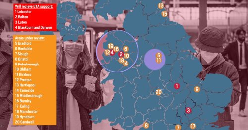 Plan B measures ‘to be rolled out in 20 Covid hotspots’ as cases keep rising