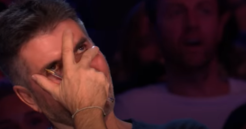 Simon Cowell can’t look as terrifying Britain’s Got Talent audition ‘risks his life’ on stage