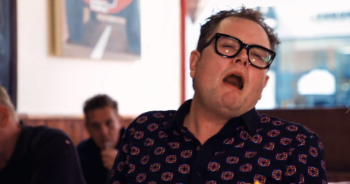 Alan Carr fakes orgasm with Michael Sheen in a cafe: ‘We both had a cigarette after’