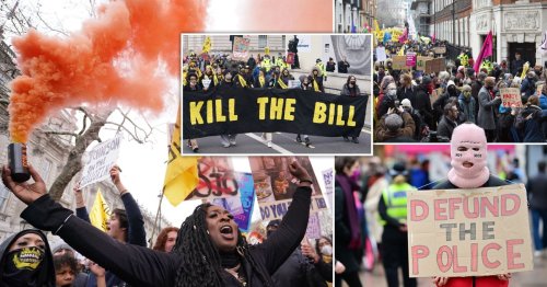 Thousands of ‘Kill the Bill’ protesters return to streets ahead of major vote