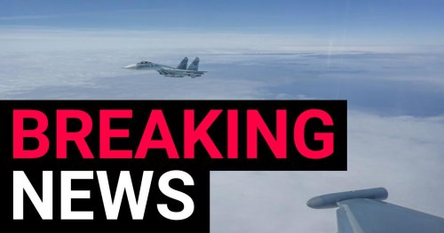 RAF Typhoons Intercept Two Russian Fighter Jets And Spy Plane Near NATO ...