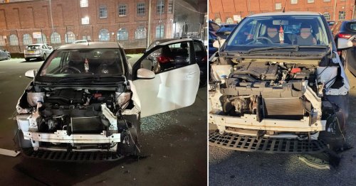 Nurse finds her vehicle completely stripped and ransacked by ‘car cannibals’