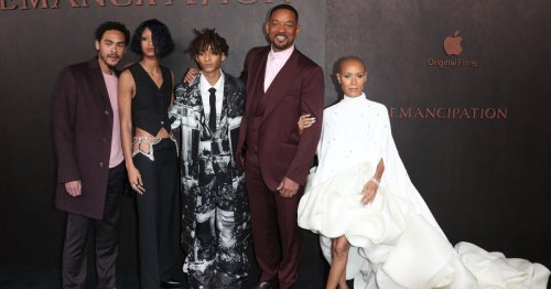 Will Smith supported by wife Jada Pinkett Smith and kids during first red carpet appearance since Oscars slap