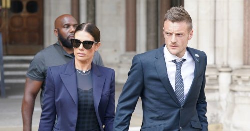 Rebekah Vardy and husband Jamie leave court early in Coleen Rooney case ‘due to illness’