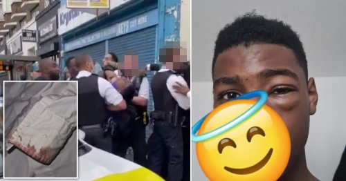 Police officer filmed ‘choking’ boy, 13, in school uniform