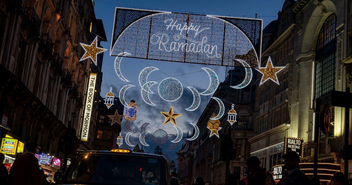 London’s first ever Ramadan lights are switched on