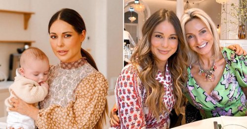 Louise Thompson enjoys first dinner out in 7 months after traumatic birth of son Leo-Hunter