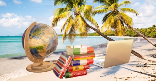 Enjoy a holiday while learning a new language at the same time