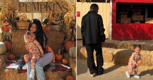 Kylie Jenner and Travis Scott take daughter Stormi to pumpkin patch as two handle co-parenting ‘really well’
