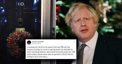 Journalists ‘at No 10 Christmas party are trying to bury story’