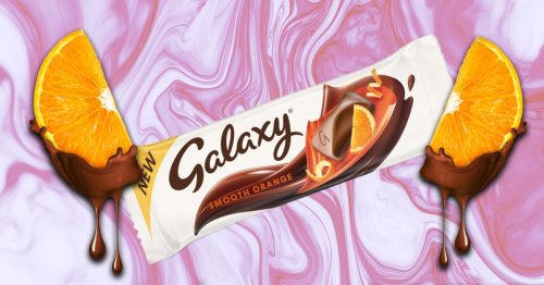 Galaxy orange flavoured chocolate bars are now on sale in the UK