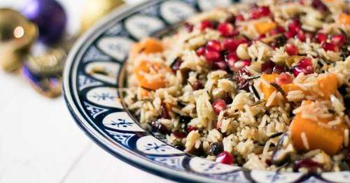 Vegan Boxing Day recipe: Wild rice pilaf with butternut squash, cranberry and chestnut