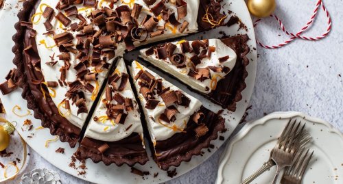 How to make a vegan orange chocolate tart – a festive showstopper dessert
