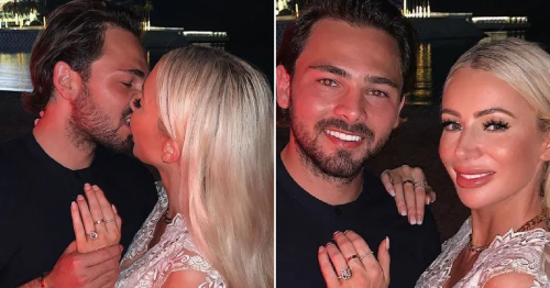 Love Island’s Olivia Attwood announces engagement to Bradley Dack after romantic proposal in Dubai