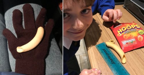 Schoolboy finds 9cm monster Hula Hoop in packed lunch – and now won’t eat it