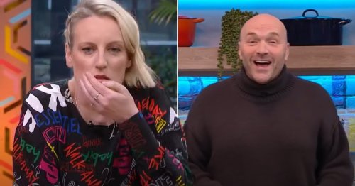 Steph McGovern runs out of studio retching over Simon Rimmer’s lazy lunch: ‘This is really pushing it to the limit’