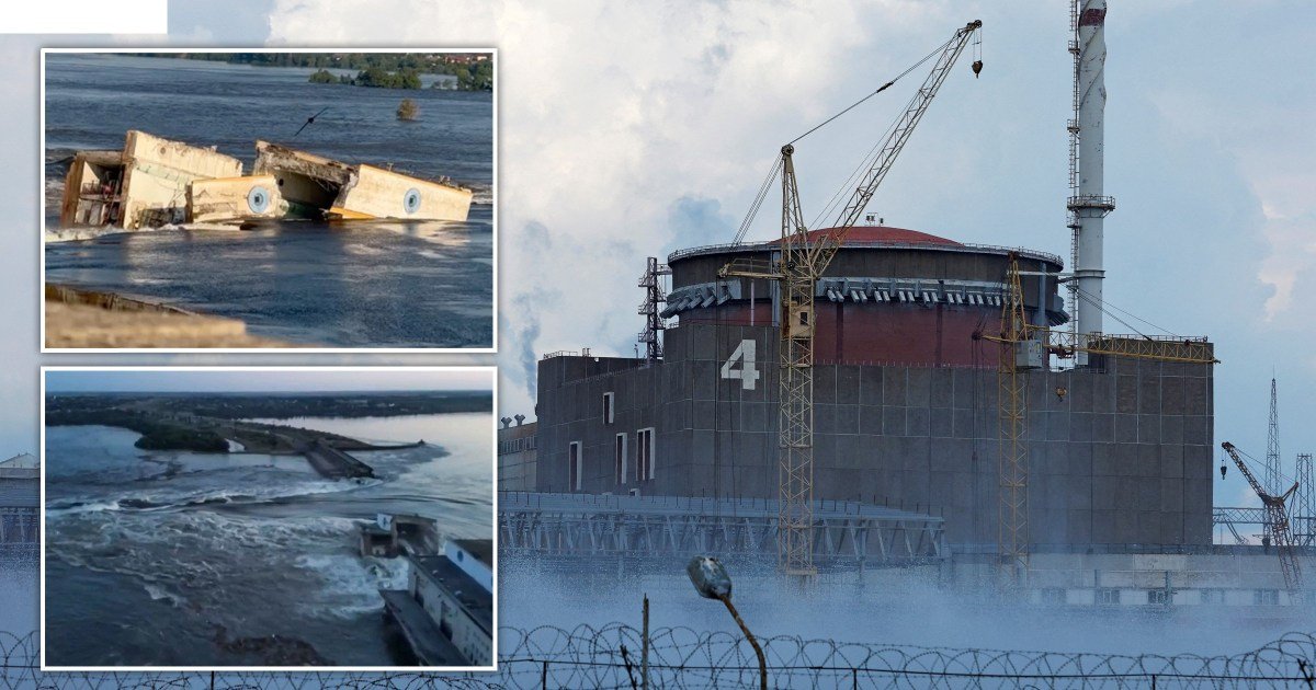 Putin ‘may attack nuclear plant next’ after catastrophic dam explosion