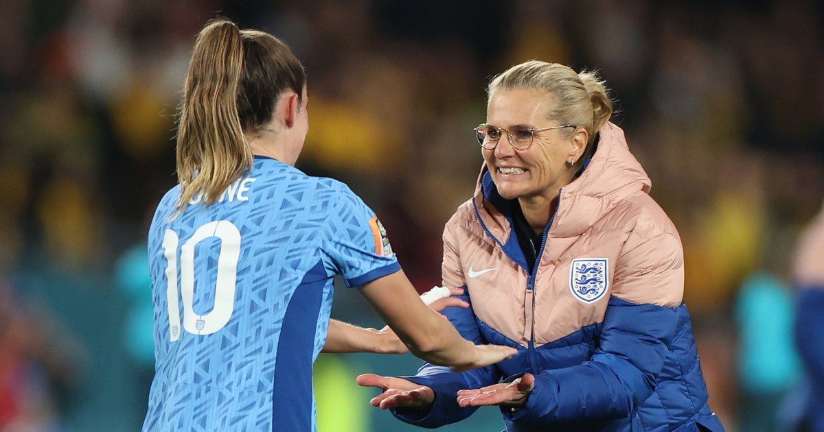 What Sarina Wiegman told the Lionesses after England reach World Cup final