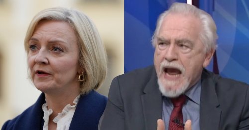 Succession star Brian Cox slams table in furious rage at Liz Truss on Question Time: ‘We can’t afford to make these mistakes’