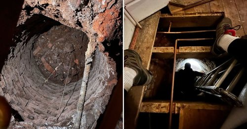 Couple find 10ft well hidden beneath their living room