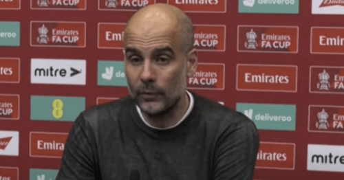 Pep Guardiola gives angry response to question attacking his team