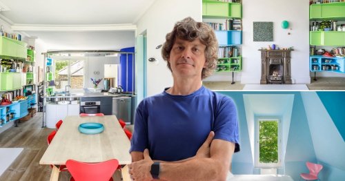 Take a look inside this architect’s wonderfully colourful and quirky London home