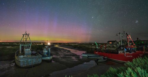 Dazzling pictures show Northern Lights illuminating Norfolk’s night sky this week