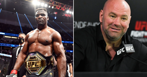 Francis Ngannou responds to Dana White refusing to put belt around his waist following UFC 270 victory
