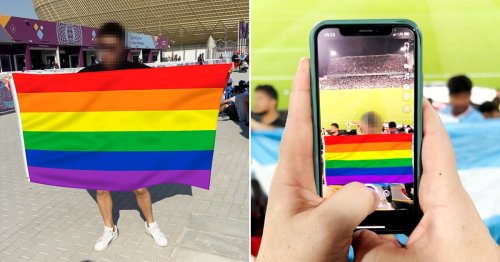 LGBTQ+ World Cup fans manage to wave Pride flag in Qatar thanks to app filter