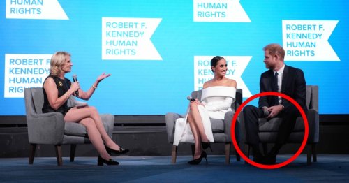 Harry looked like he was ‘on a first date’ while beaming Meghan was ‘very much the A-lister’