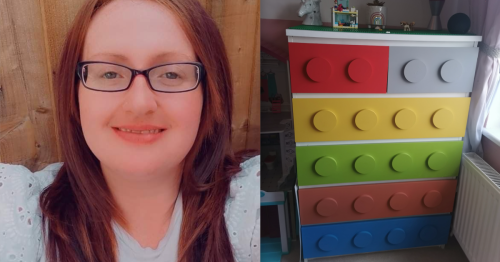 Savvy mum creates incredible Lego-inspired drawers for just £42.50