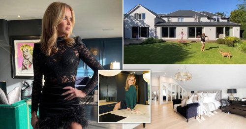 Amanda Holden puts £5,000,000 five-bedroom mansion up for sale complete with hot tub and enormous living room