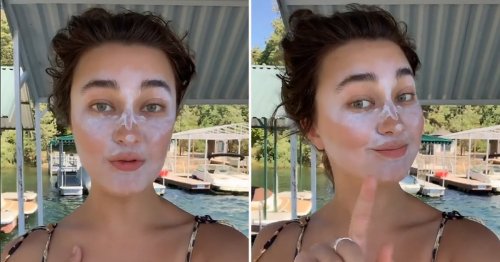 Sun cream contouring is trending but experts say you shouldn’t do it