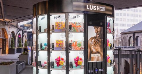 A Lush Snow Fairy themed vending machine is coming to London