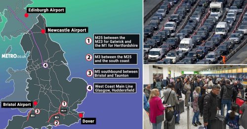 Map reveals the busiest travel routes ahead of severe delays over Easter Weekend