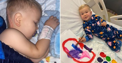 Toddler in constant pain because his brain was too big for his skull