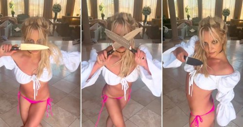 Britney Spears calls welfare checks a ‘joke’ after authorities visit her home following knives dancing videos