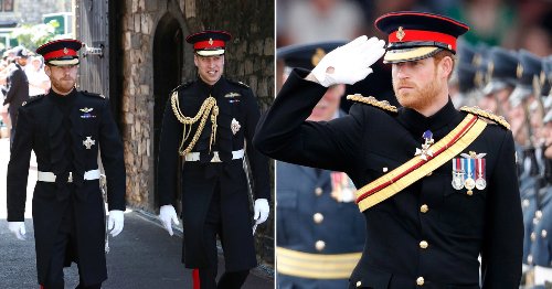 Harry ‘to wear suit instead of uniform’ to Philip’s funeral after losing titles