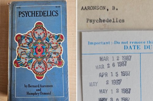 Mysterious note found inside psychedelic drugs book returned to library 37 years late