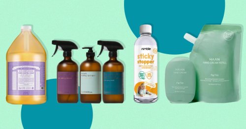 Reduce waste and save the planet with refillable cleaning goodies for your home