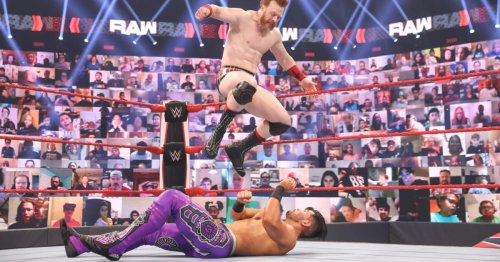 WWE’s Humberto Carrillo ‘suffers injury’ as fans are left concerned after nasty landing on Raw