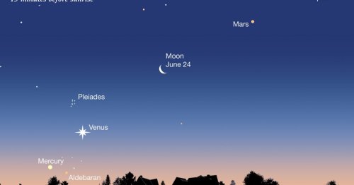 An epic planetary alignment can be seen with the naked eye this week