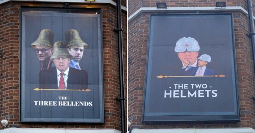 Three Bellends pub renamed The Two Helmets in new dig at Boris and Hancock