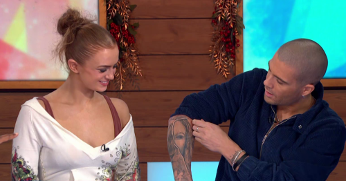 Max George shows off huge tattoo for girlfriend Maisie Smith: ‘I jumped in at the deep end’