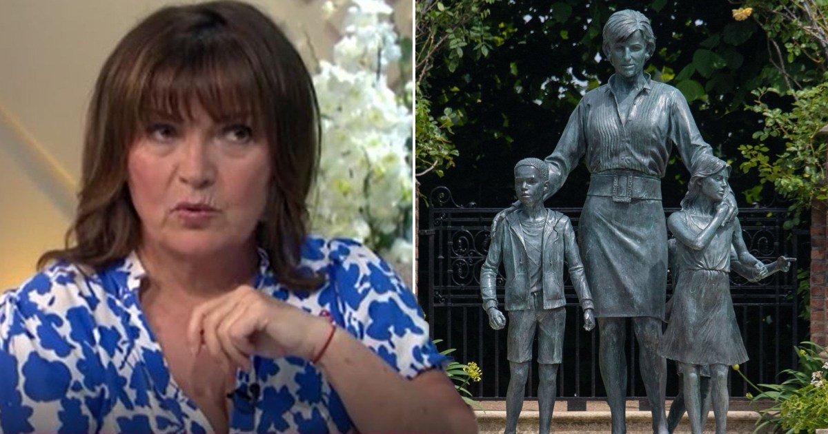 Baffled Lorraine Kelly rips into Princess Diana statue: ‘I just don’t think it does her justice!’