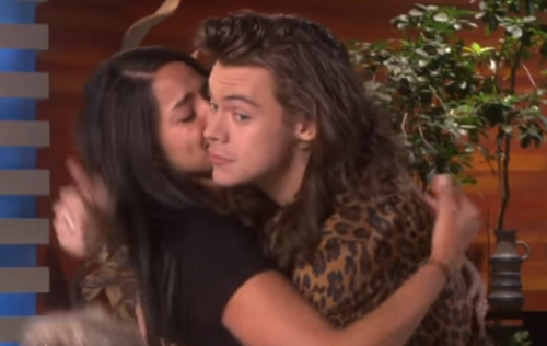 This One Direction fan got a bit carried away when she met Harry Styles