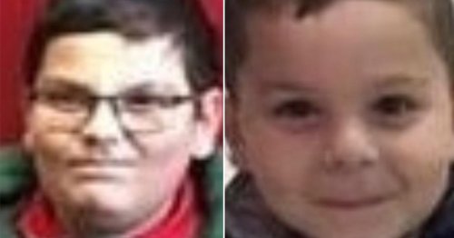 Urgent search for brothers aged 5 and 8 last seen getting into car