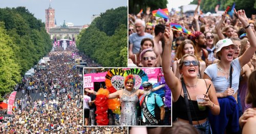 Berlin celebrates Pride with colourful parade for the first time since Covid