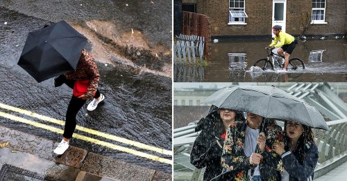 Met Office issues warnings for 14 hours of storms to hit UK before weekend