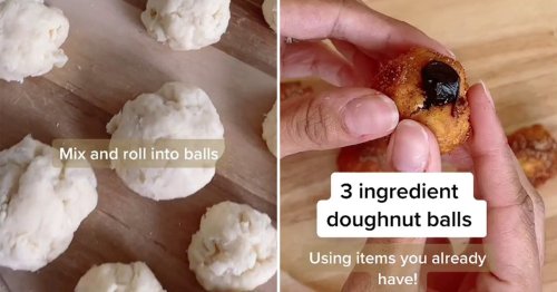 Mum reveals how she makes quick doughnut balls with just three ingredients